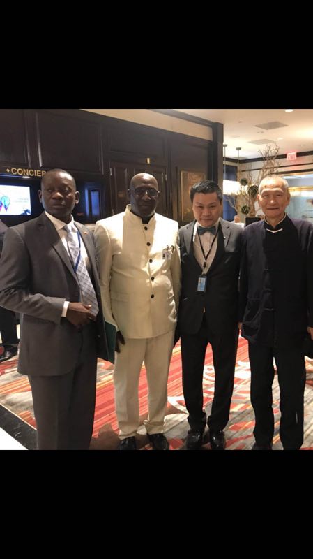 国际媒体组织、联合国网合集团安芝总裁接见塞拉利昂总统进行亲切友好交流，并出席联合国大会